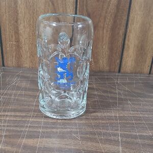 Lowenbrau Munchen Thick Glass Beer Mug Stein